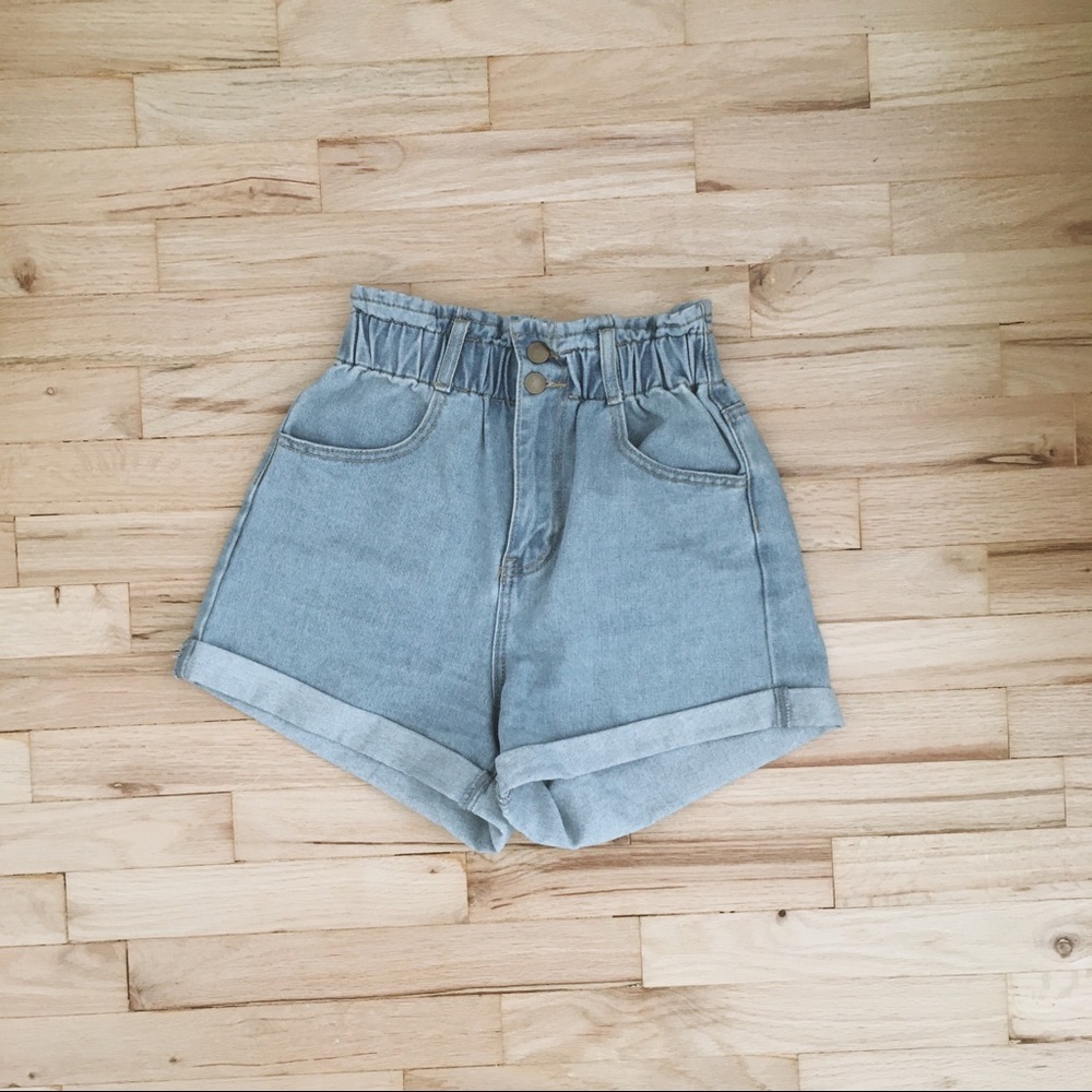 Jean Shorts Paper Bag style